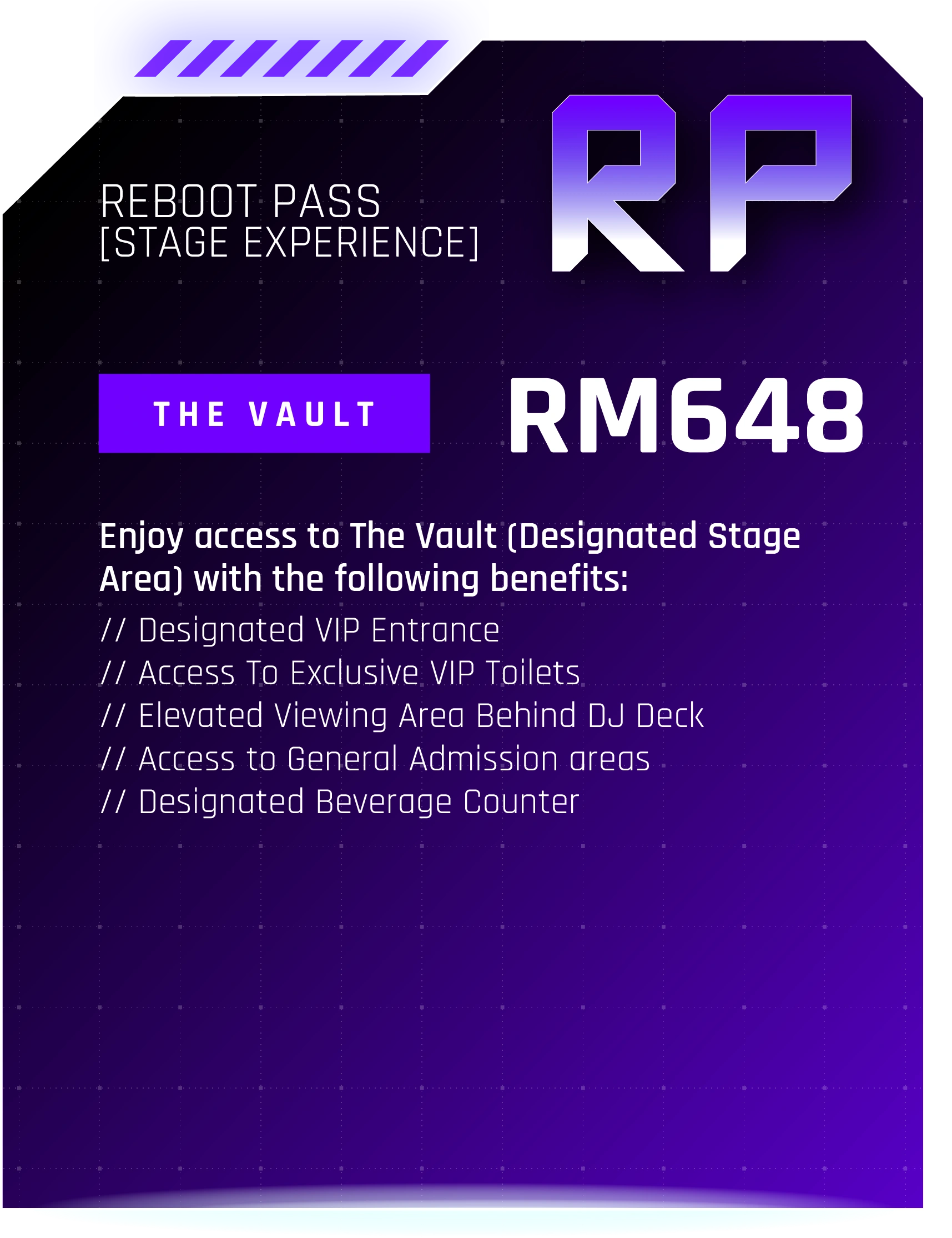 Stage Pass card